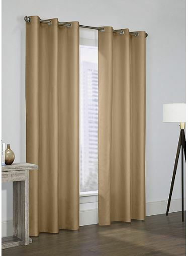 Alcove Grommet Prescott 80″ w x 84″ L – 2 panel set – New in bag- Camel