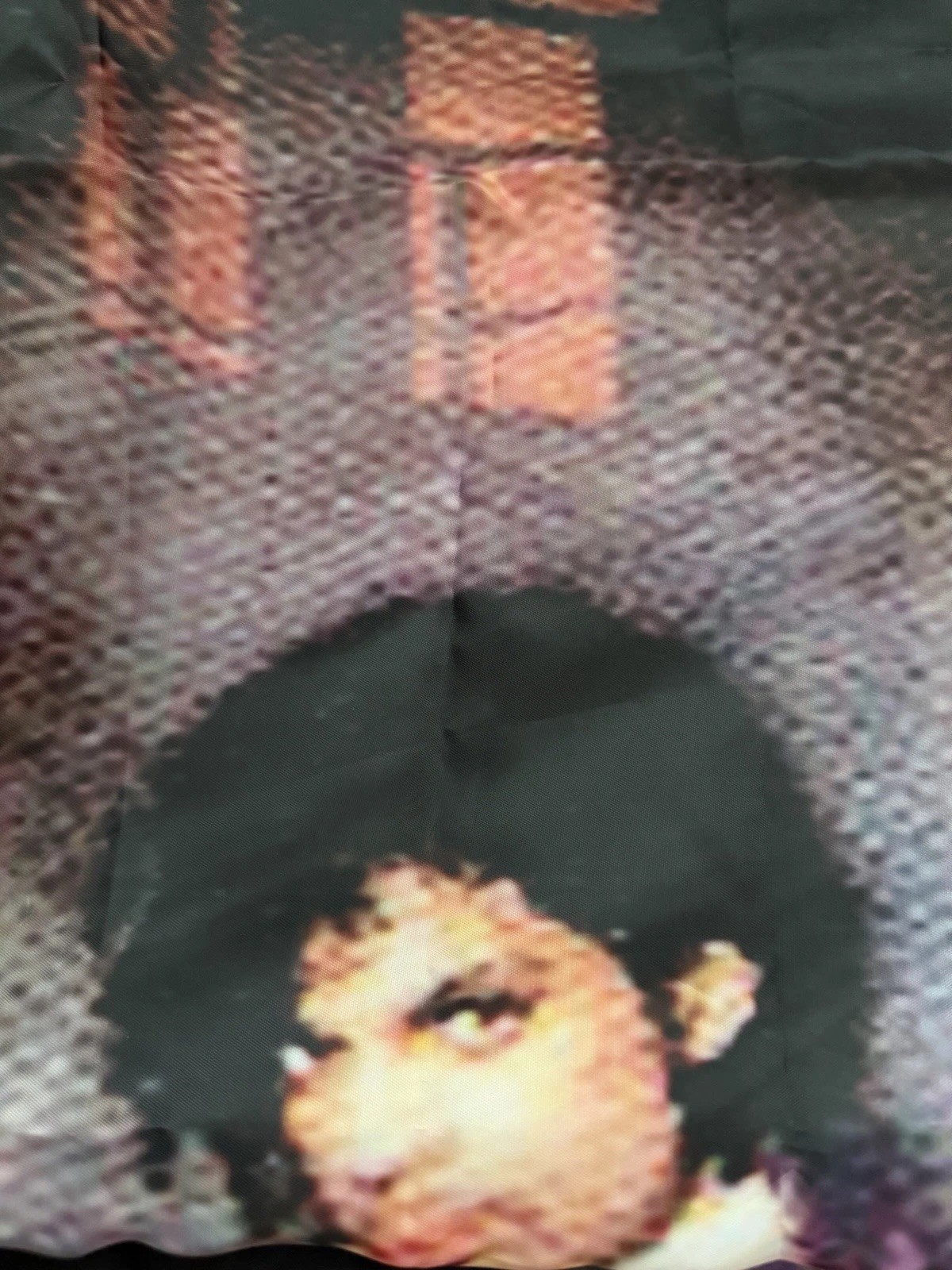 Prince Purple Rain Graphic Print Grommet Curtain Panel 9ft x 60in Polyester