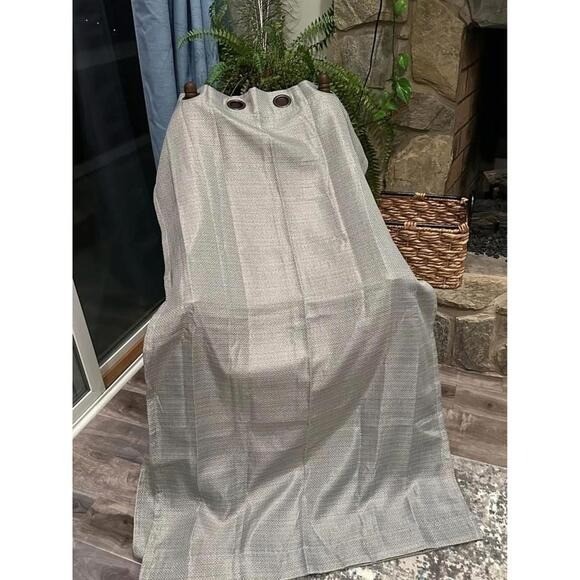Curtains – Window Drapes – Gray 38” x 63” (two panels)