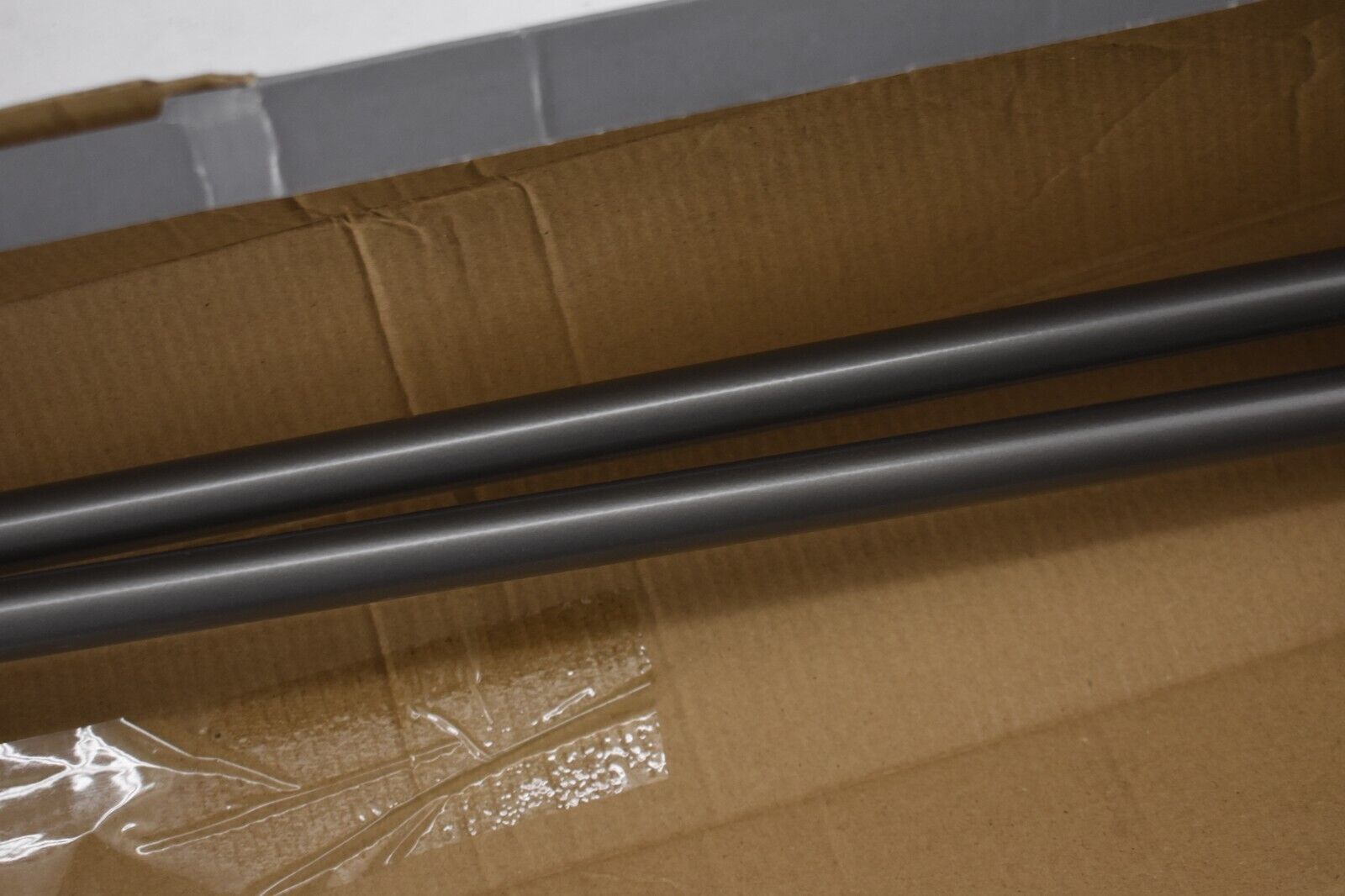 Kenney Fast Fit Decorative 5/8″ Window Curtain Rod Easy Install 66″-120″ Pewter