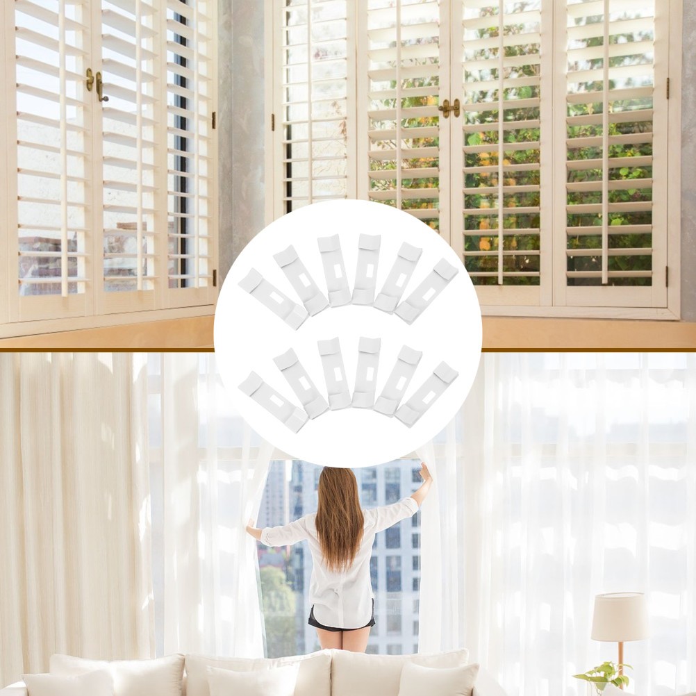 Blind Repair Vane Savers Metal White for Home Improvement 12Pcs