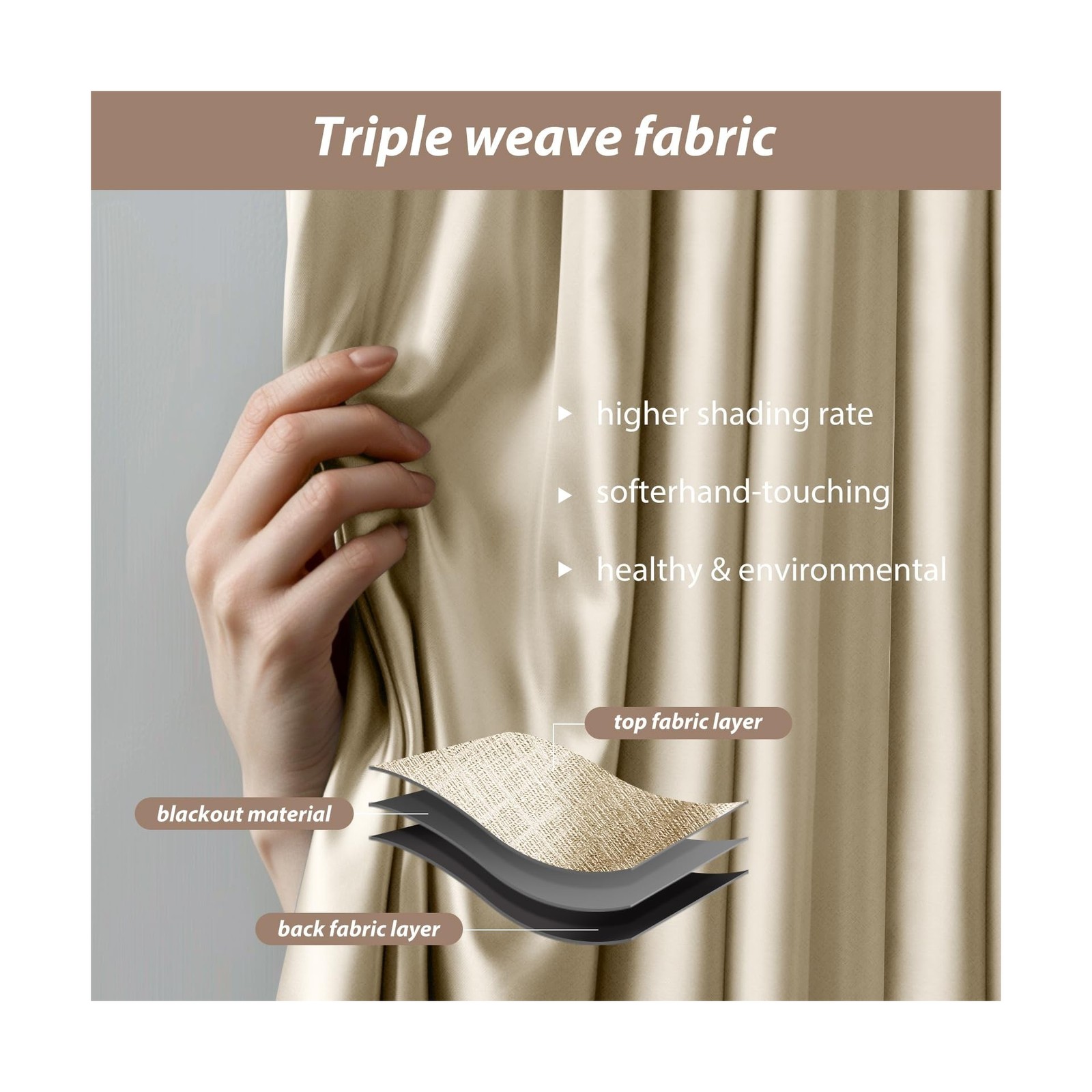 Room Divider Curtains with Ceiling Curtain Track Set Window Cur… USA FAST SHIP