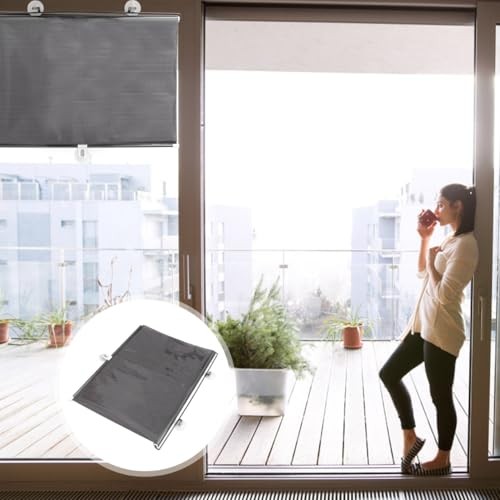 Blackout Blind Shade with Suction Cups – Portable Window Shade Pull Down No