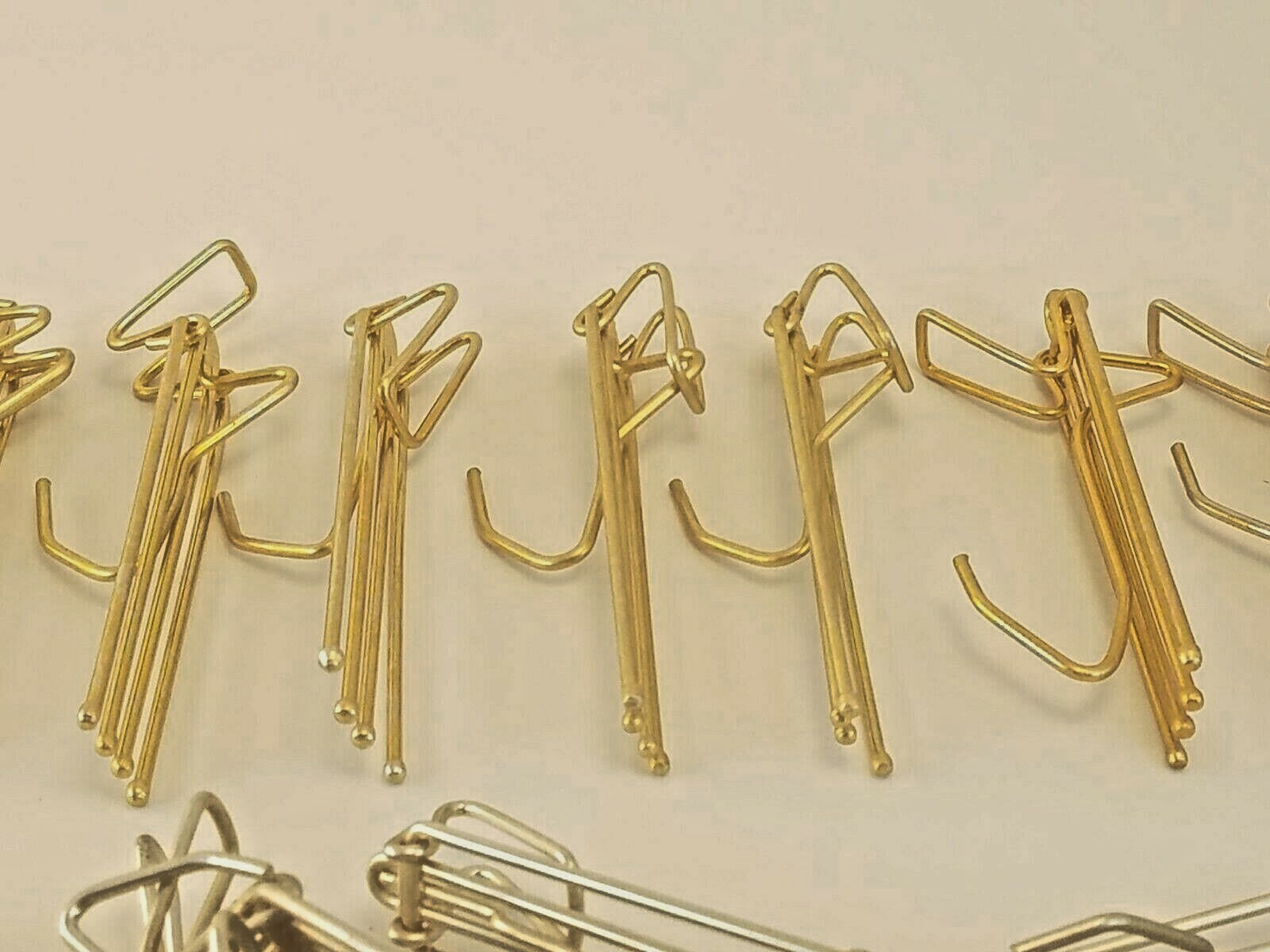 200 Plus Lot of Assorted Metal Drapery Curtain Hooks