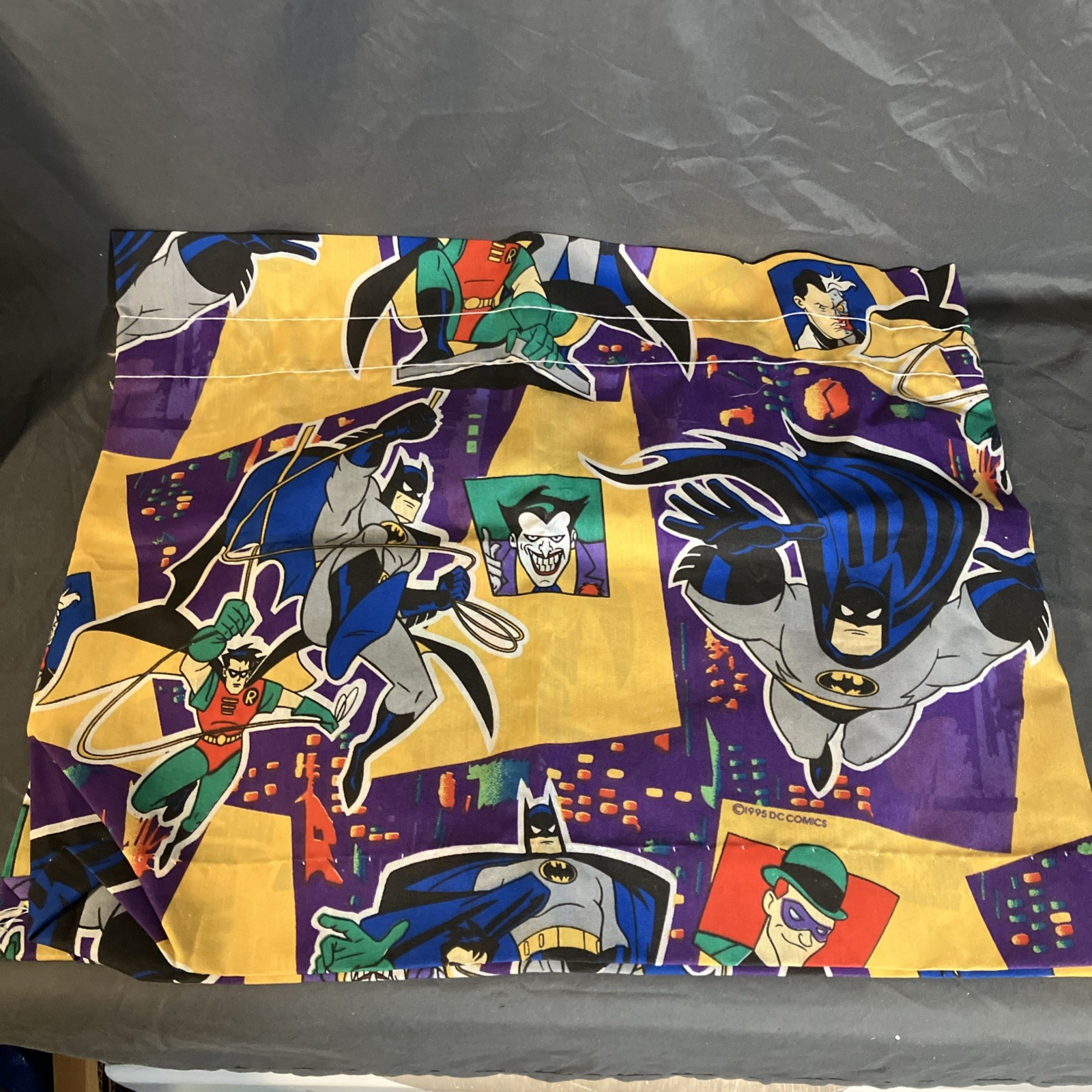 DC Comics Batman & Robin New 1995 Drapery Valance 84″x16″