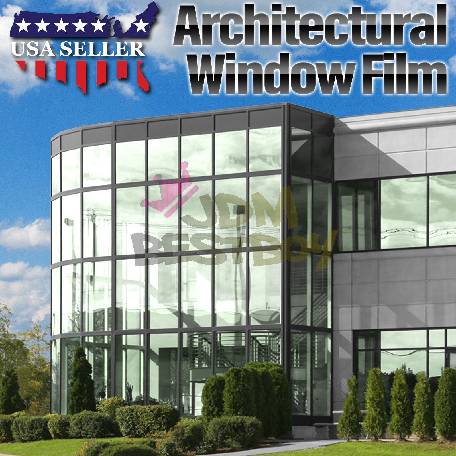 Light Green Window Tint Film UV Heat Reflective Home Office