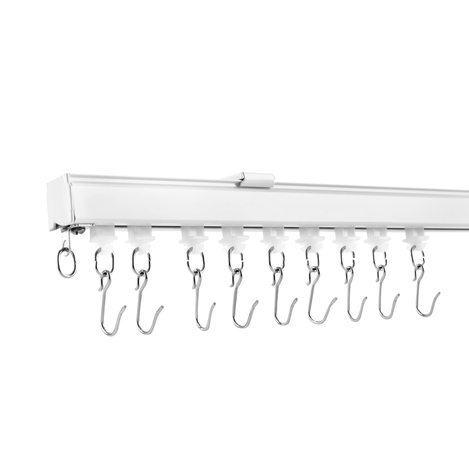 Curtain Track Rail Set For Ceiling Room Divider Privacy 12ft-18ft Heavy Duty