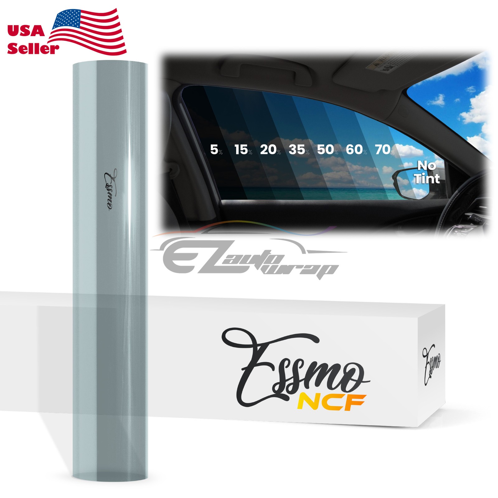 ESSMO Nano Ceramic Window Tint Film 70% VLT Car Home UV Heat Protection NCF70