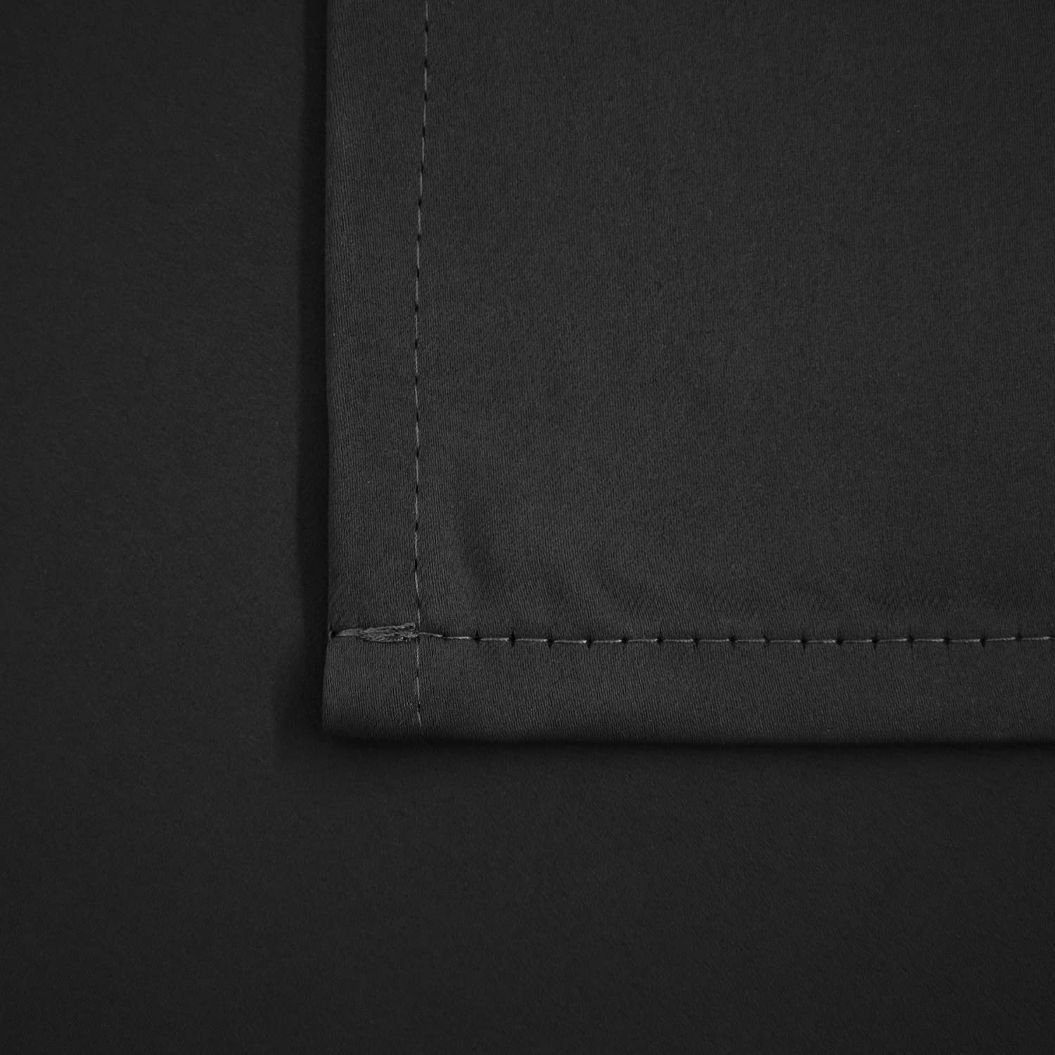 Pickluc Blackout Kitchen Curtain 20 Inches Long Rod Pocket Cafe Tier Curtains