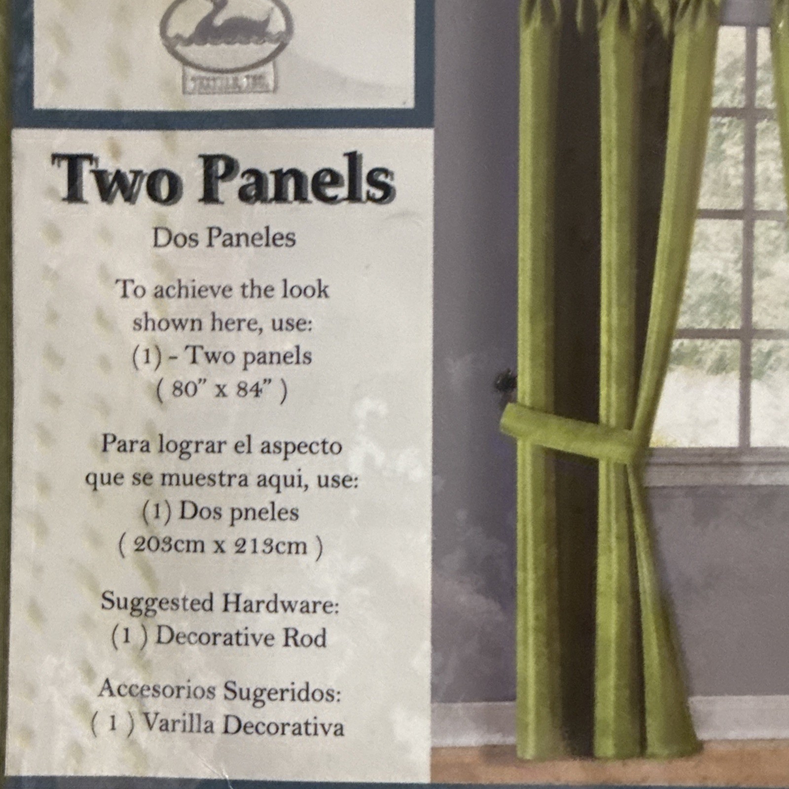 Duck River Textiles – Herringbone 2 Panels Lime 80” X 84”