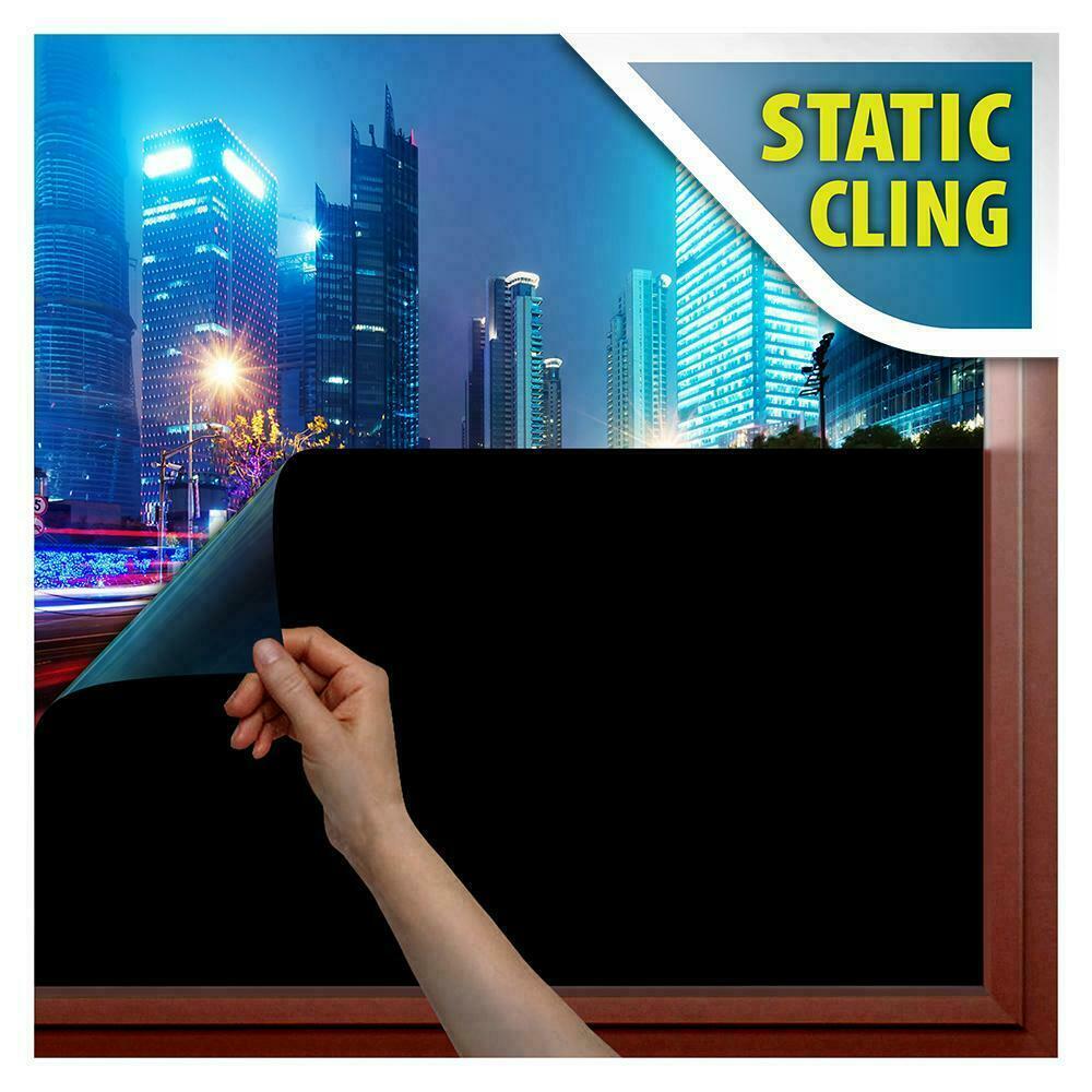 BDF 1BKOT Window Film Non-Adhesive Blackout Static Cling