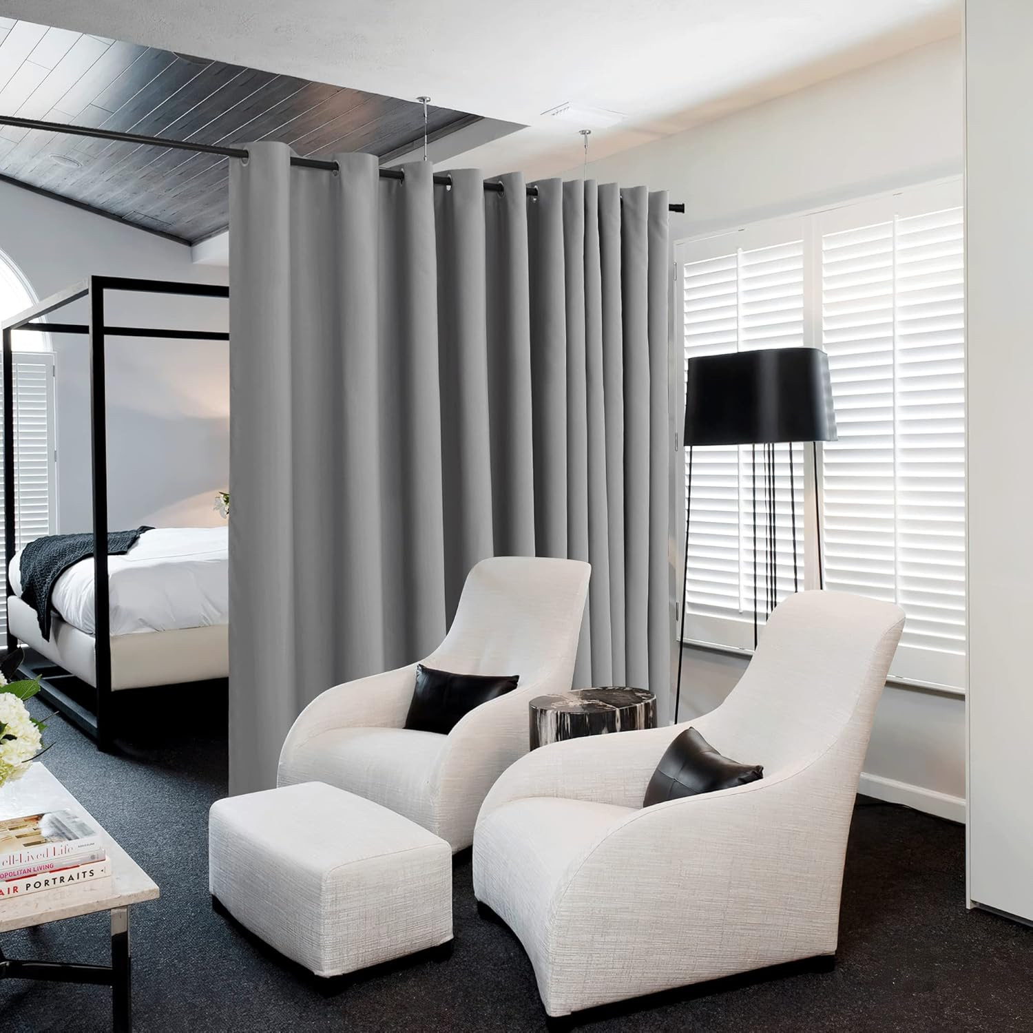 Closet Door Heavy Curtain, Room Dividers Shade Screens Partitions, Extra Large G