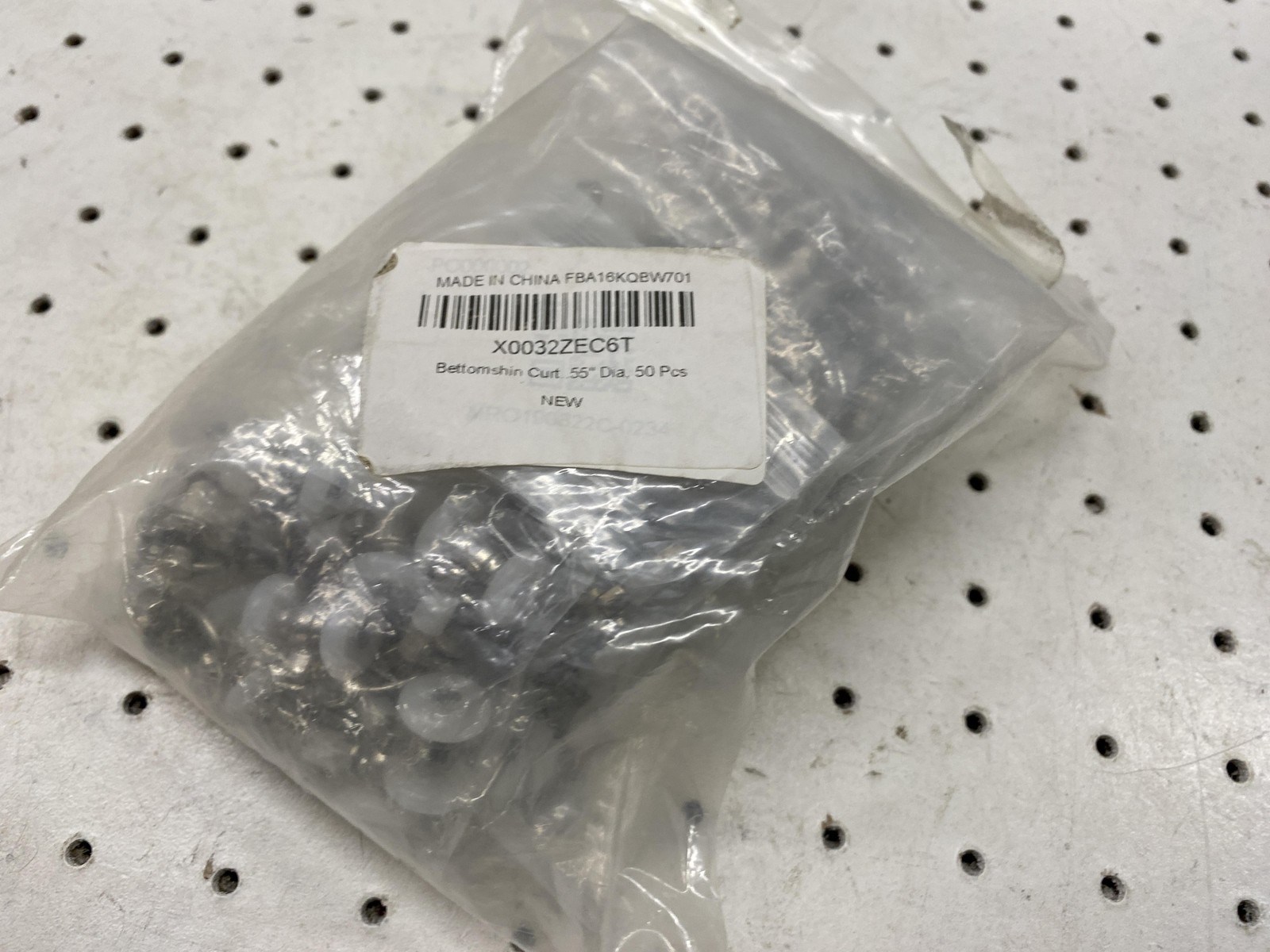 BottomShin Curtain Track Rollers Twin Wheel Carriers 50 Pcs .55in Silent Drapery