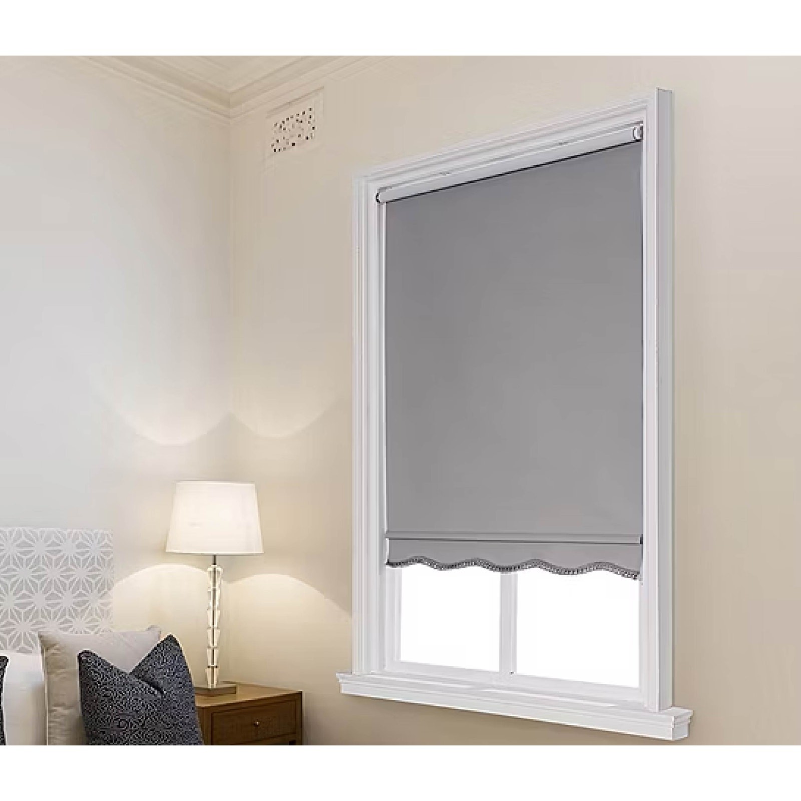 31×64 Charlotte Cut To Width Cordless Blackout Roller Shade Gauntlet Gray