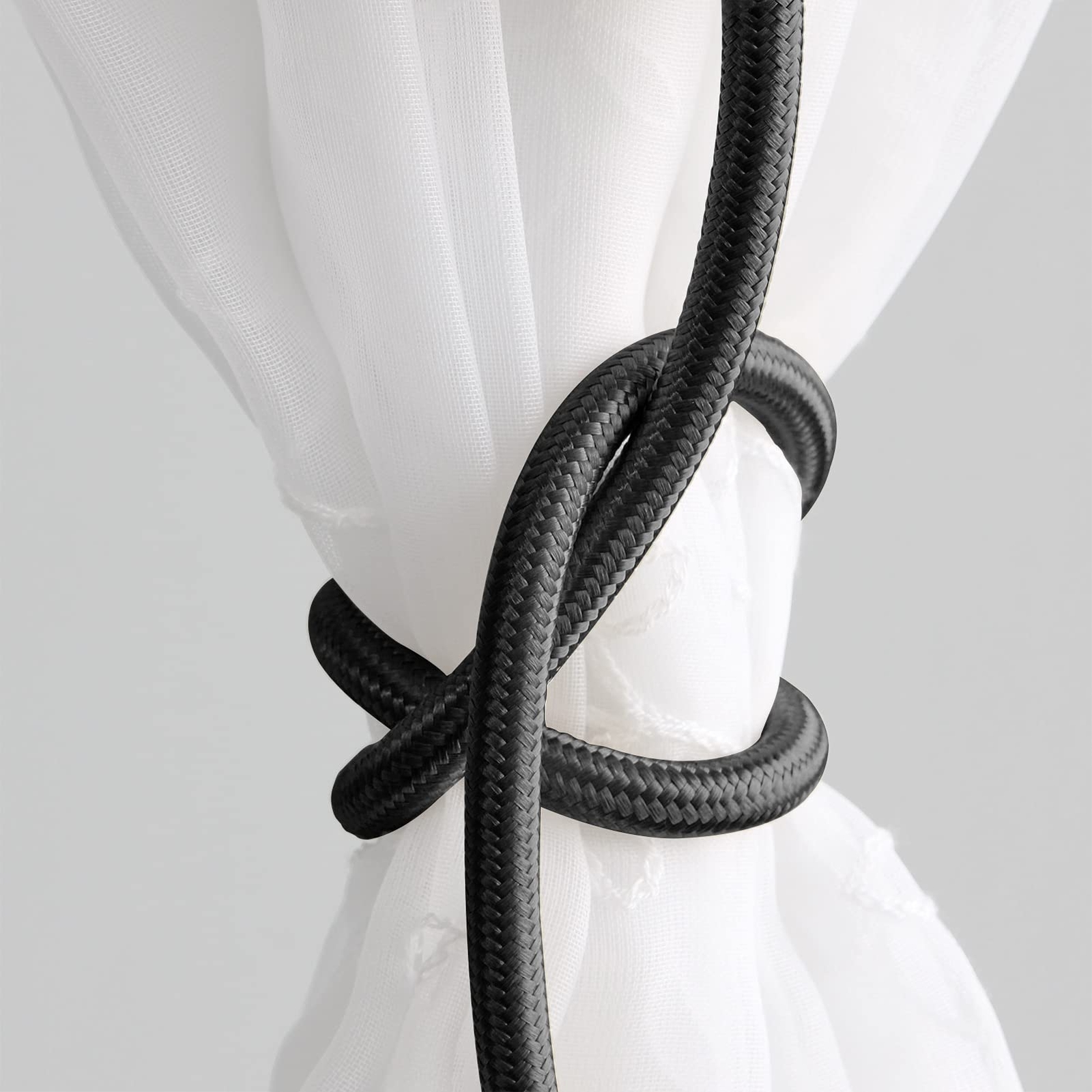 4 Pieces Curtain Tiebacks Clips Creative Window Drape Twist Tie Backs Europea…
