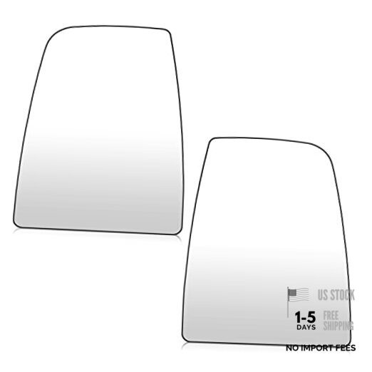 Left+Right Side Mirror Glass Replacement Compatible with 2015 2016 2017 2018