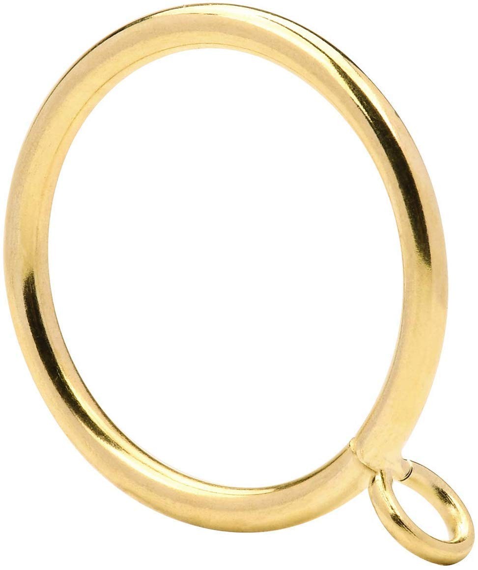 Metal Curtain Rings with Eyelet 1.49” Inner Diameter,Fits Up to 11/4-Inch Rod…