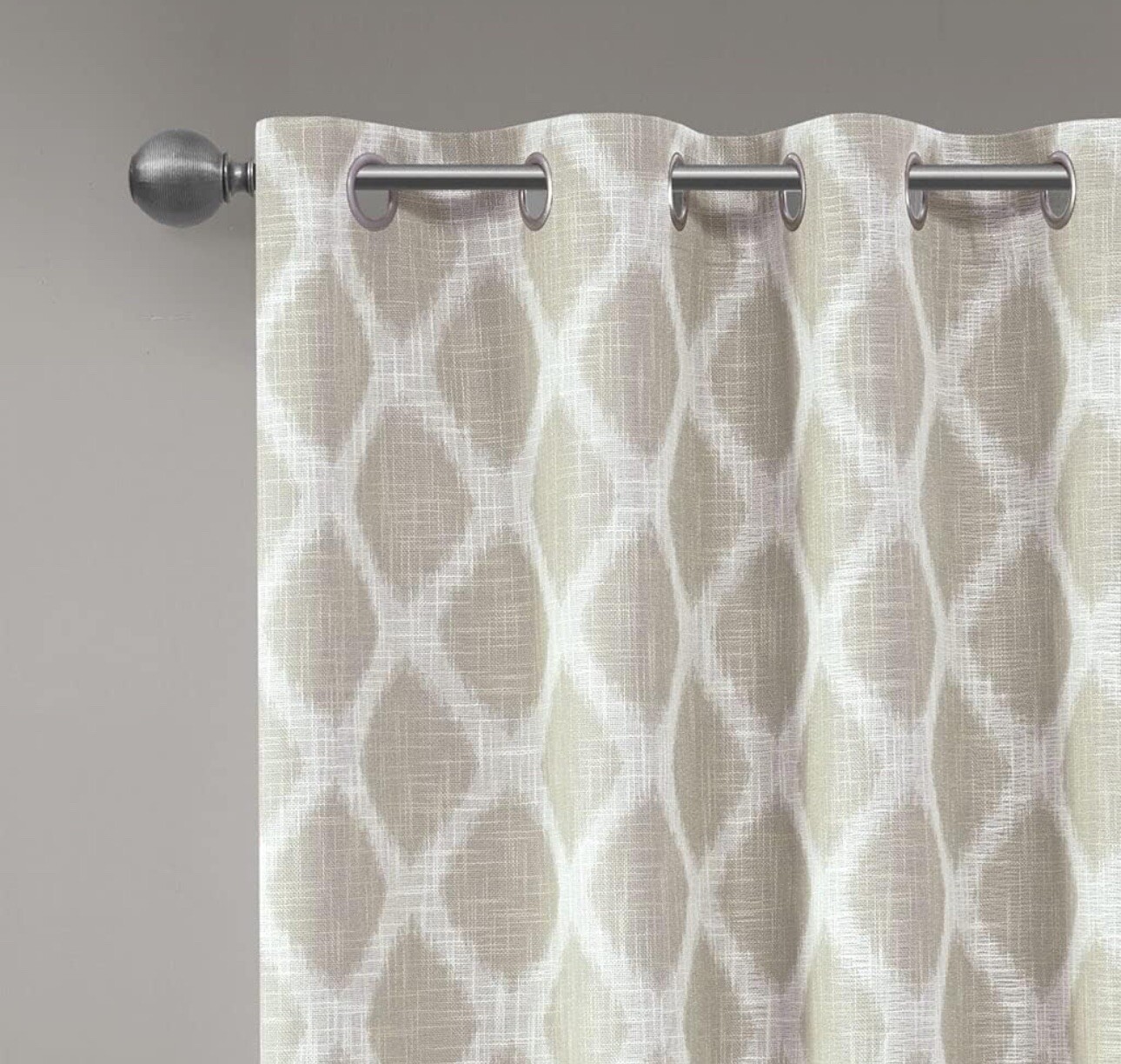 SunSmart Modern Printed Blackout Patio Curtain 100″W x 84″L