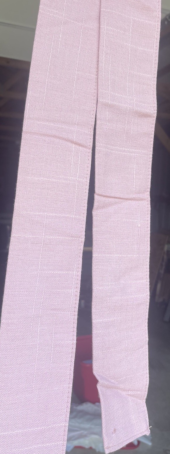 BURLINGTON HOUSE CURTAIN PANELS LIGHT PINK PINCH PLEATED 72 X 80