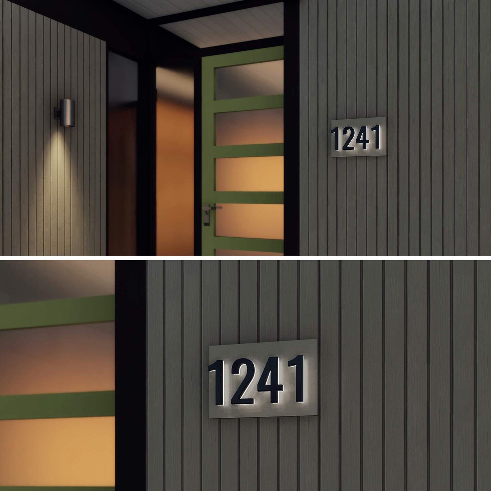 Ln Lumanumbers 5-Inch Led Backlit Address Number For – Stainless Steel