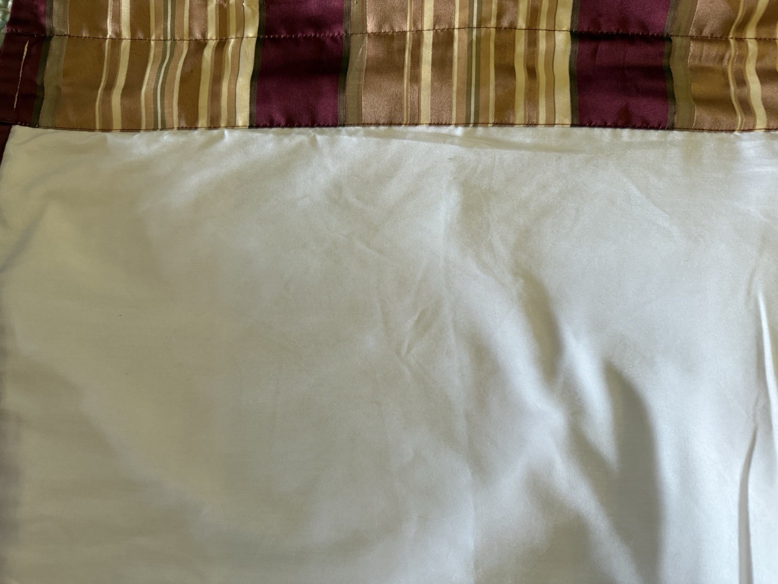 2 JC Penney Chris Madden Lined & Interlined Panels 1 Pr Curtains Burgundy Gold