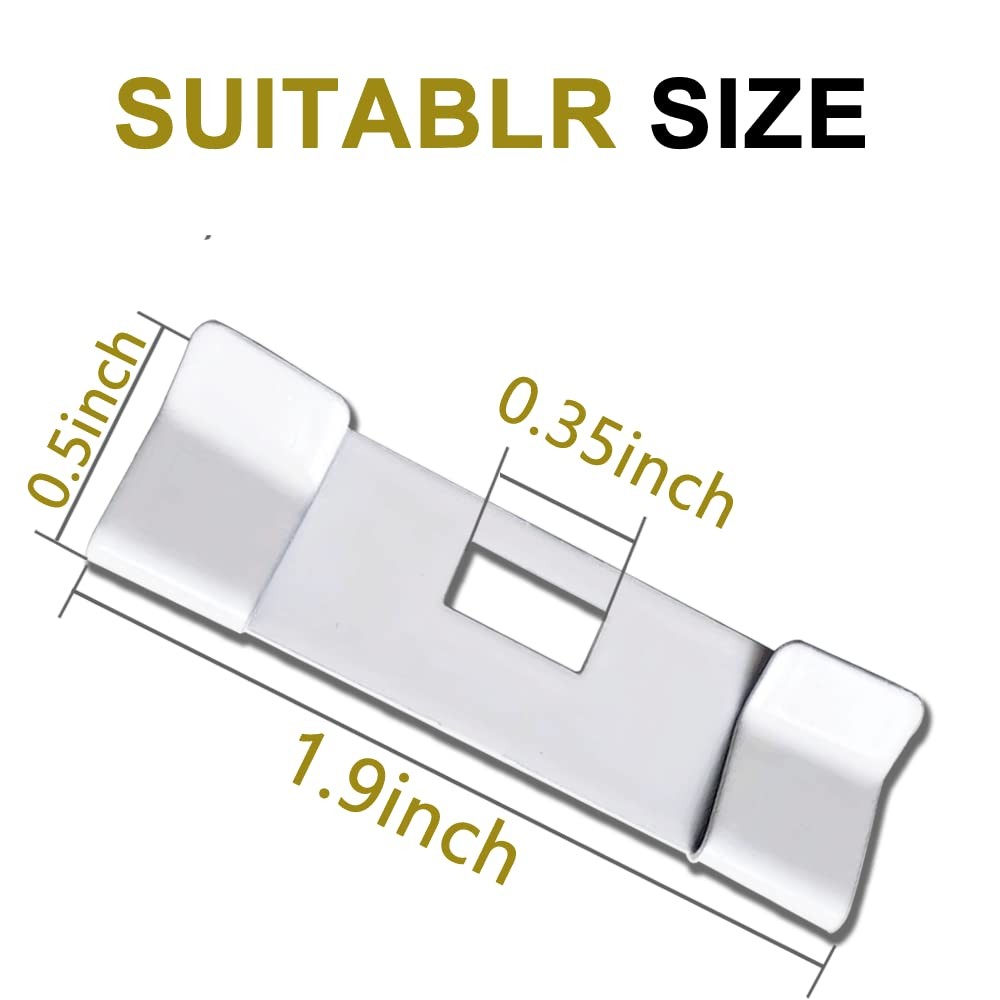 Vane Savers Vertical Blinds, 25 PCS Blind Repair One Size, White