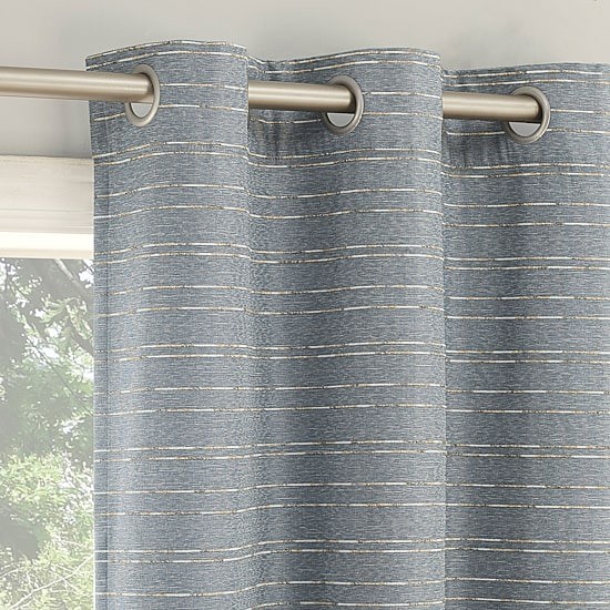 Sun Zero Dresden Grommet Curtain Panels Pair 37″ x 84″ Light Filtering
