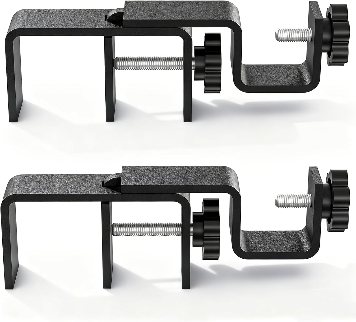 Outside Mounted Blinds Curtain Rod Bracket, 1.3-2″ Adjustable, No Drilling Cu…