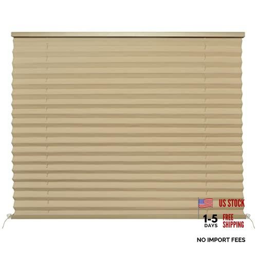 Cappuccino RV Blinds Shades for Camper Window – 32″W x 24″H – Pleated