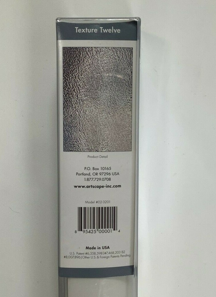 Artscape Texture Twelve Window Film Etched Glass 24×36 NEW!