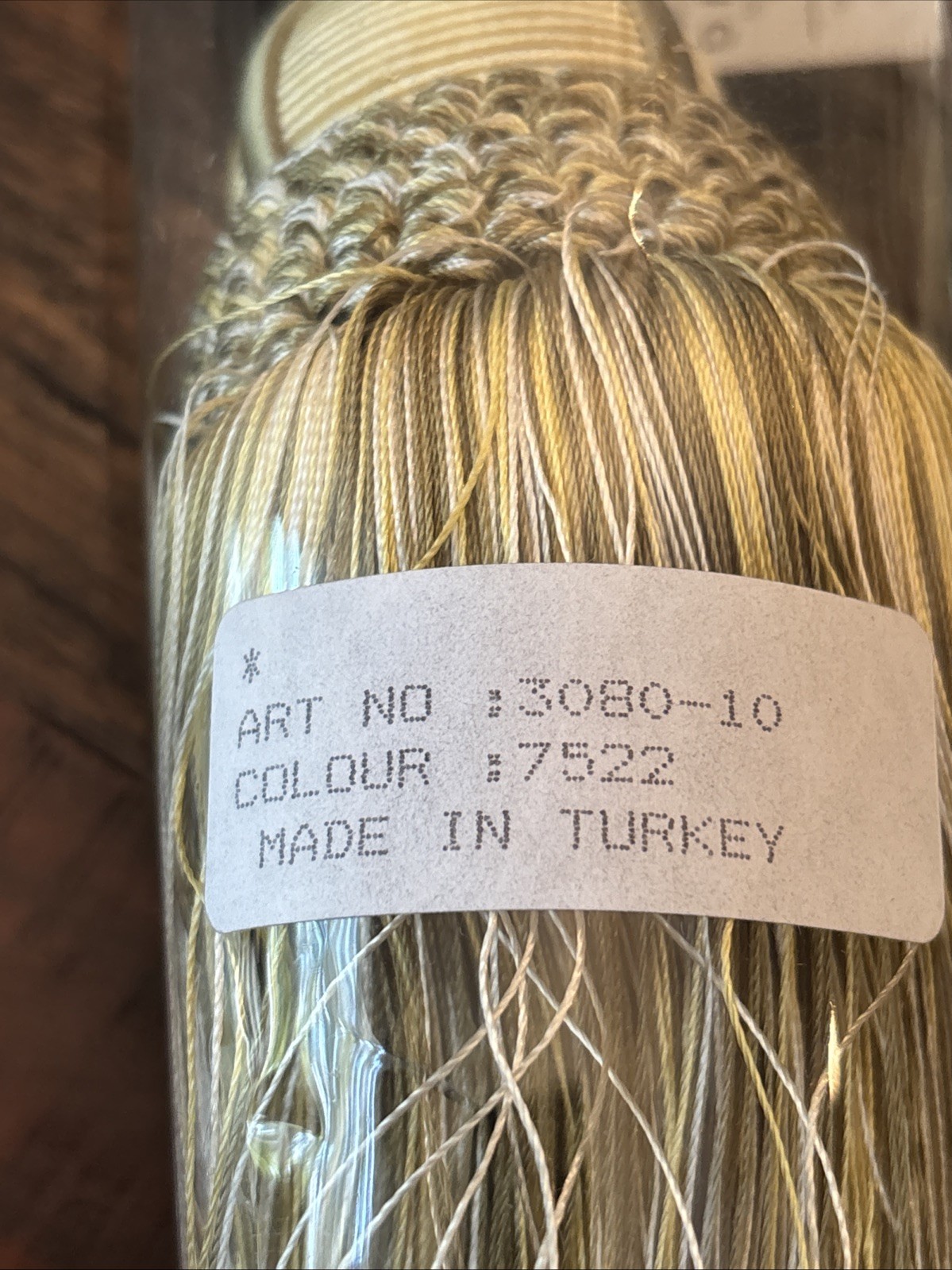 2 Beautiful Olive Green & Cream Colored Rope Tassels 2 Ft Long Window Treatment