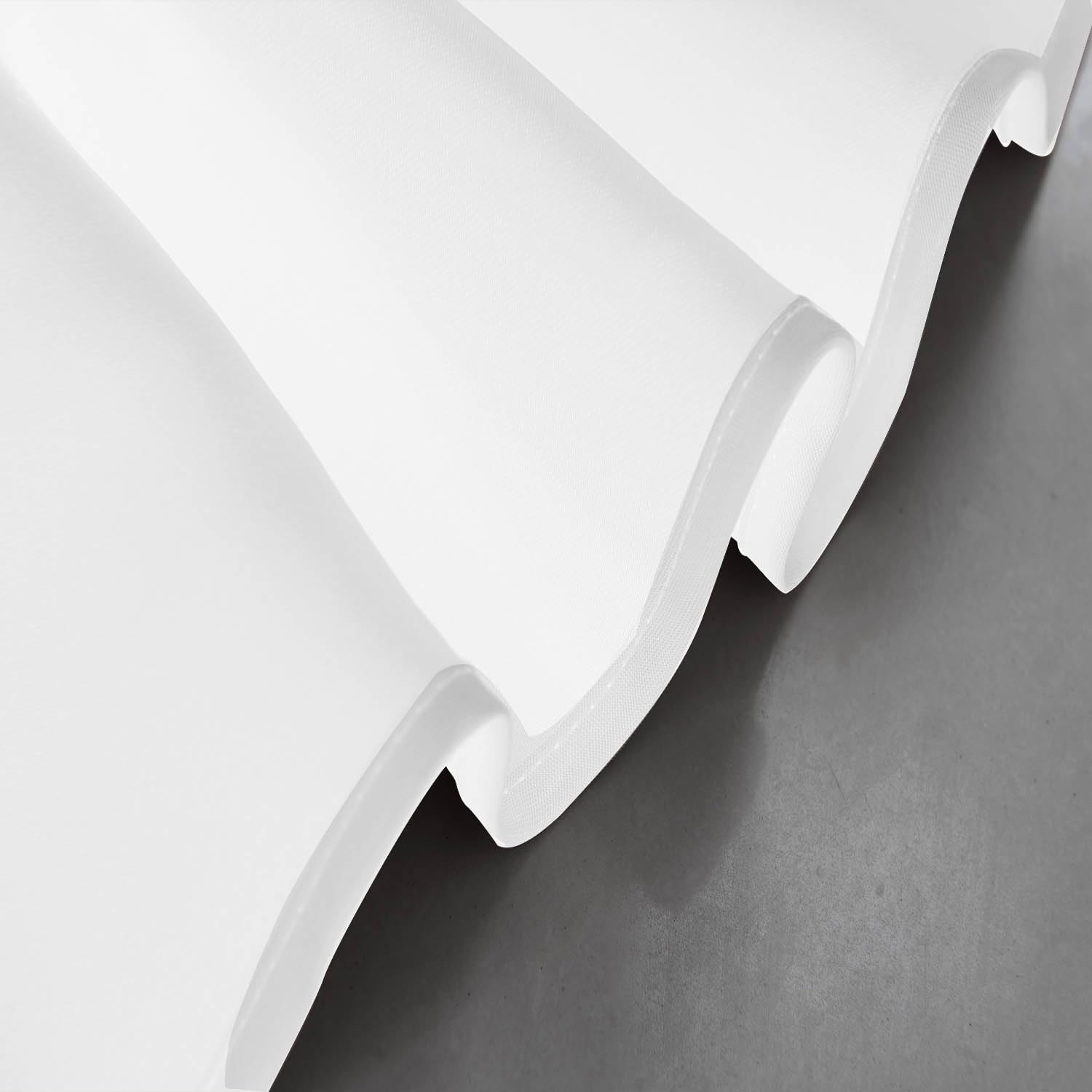 Pure White Valances for Windows 2 Pack Clearance Valance Curtains for Living Roo