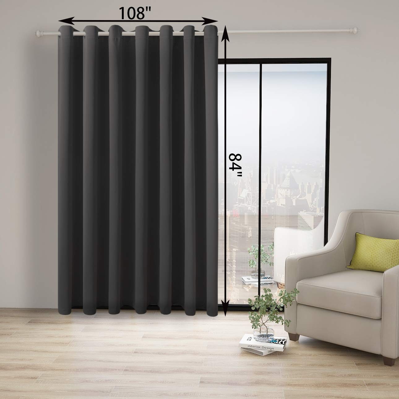 Room Divider Curtain Total Privacy Wall Grommet Thermal Insulated Soundproof …