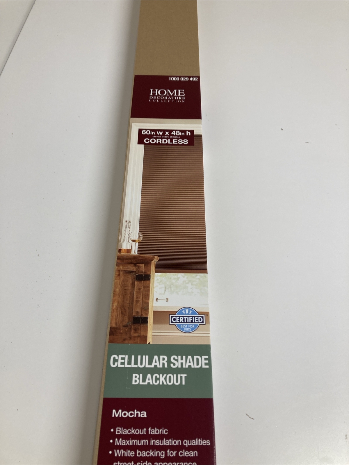 New HDC Blackout Cellular Shade Cordless Mocha 60 in W x 48 in H