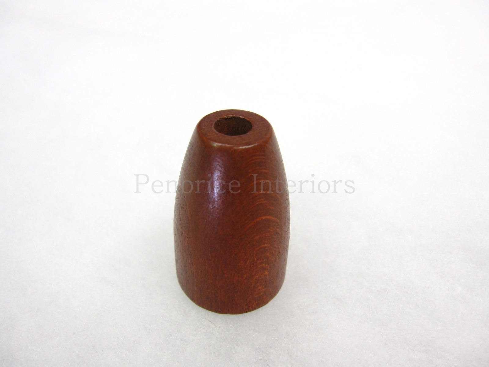5 Blind cord pull – Hardwood 4.5 cm x 3 cm mahogany dark wood Roman blind part