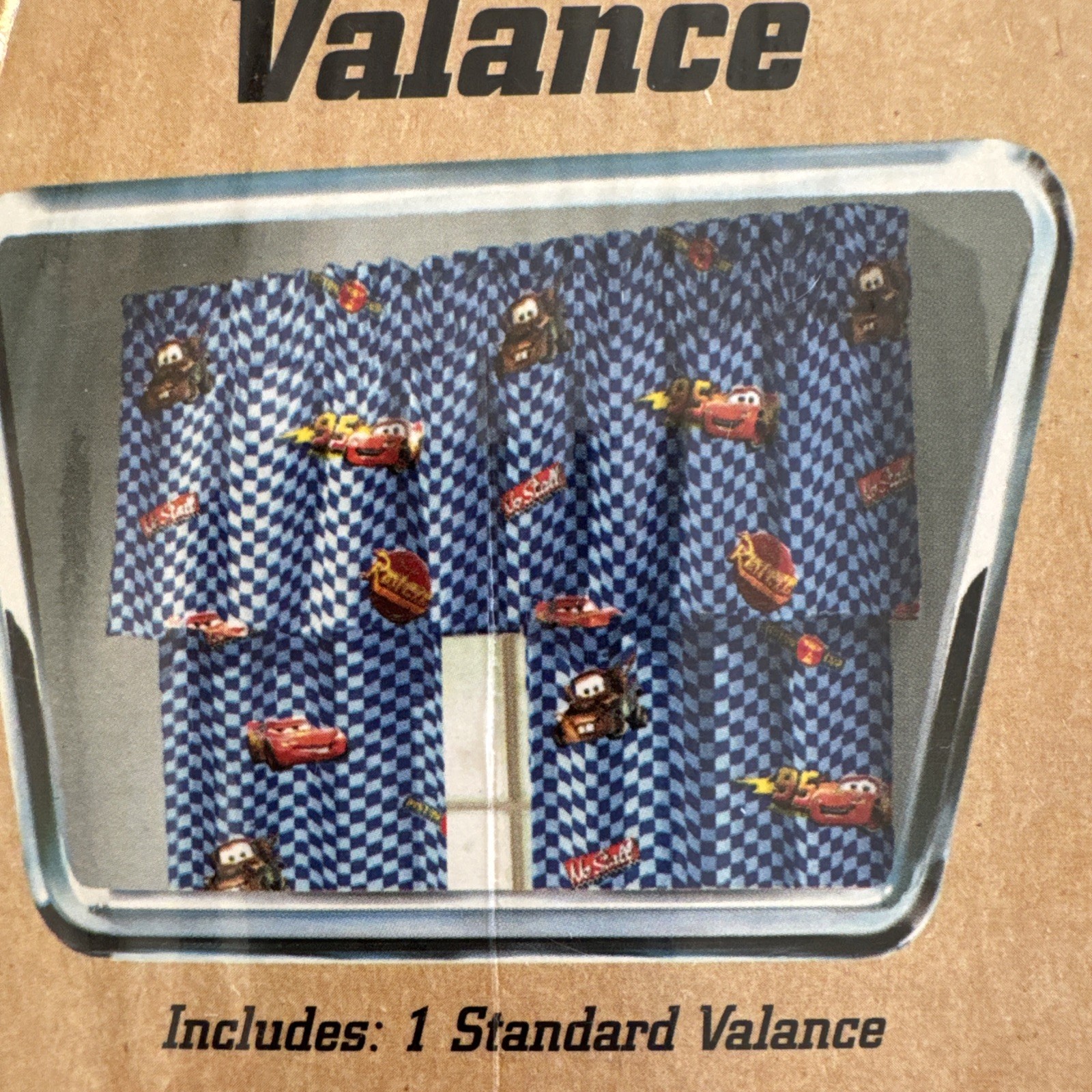 Disney The Cars Movie Valance Jay Franco 84″ x 17″ Set Of 2