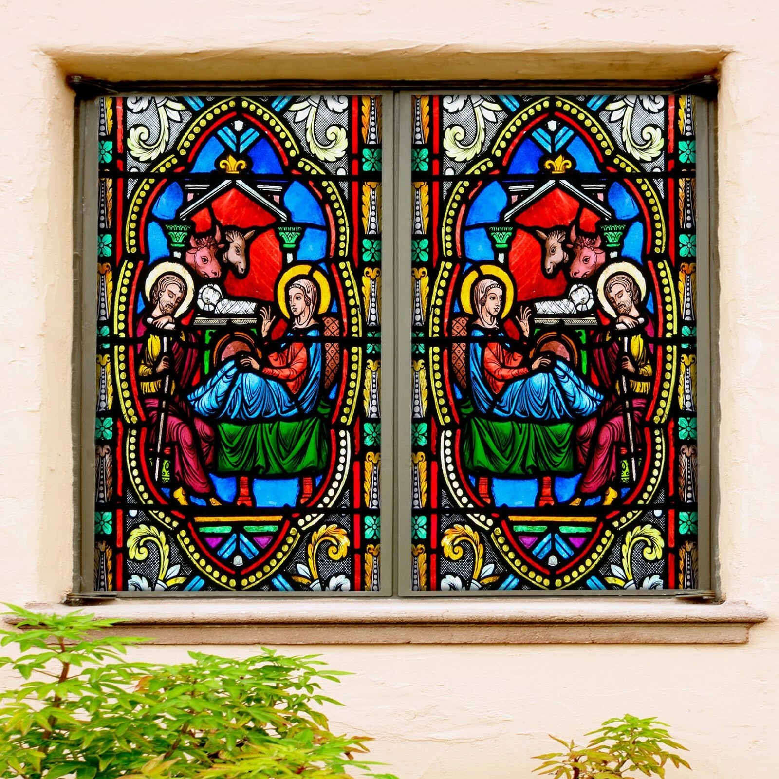 3D Religion Faith A197 Window Film Print Sticker Cling Stained Glass UV Zoe