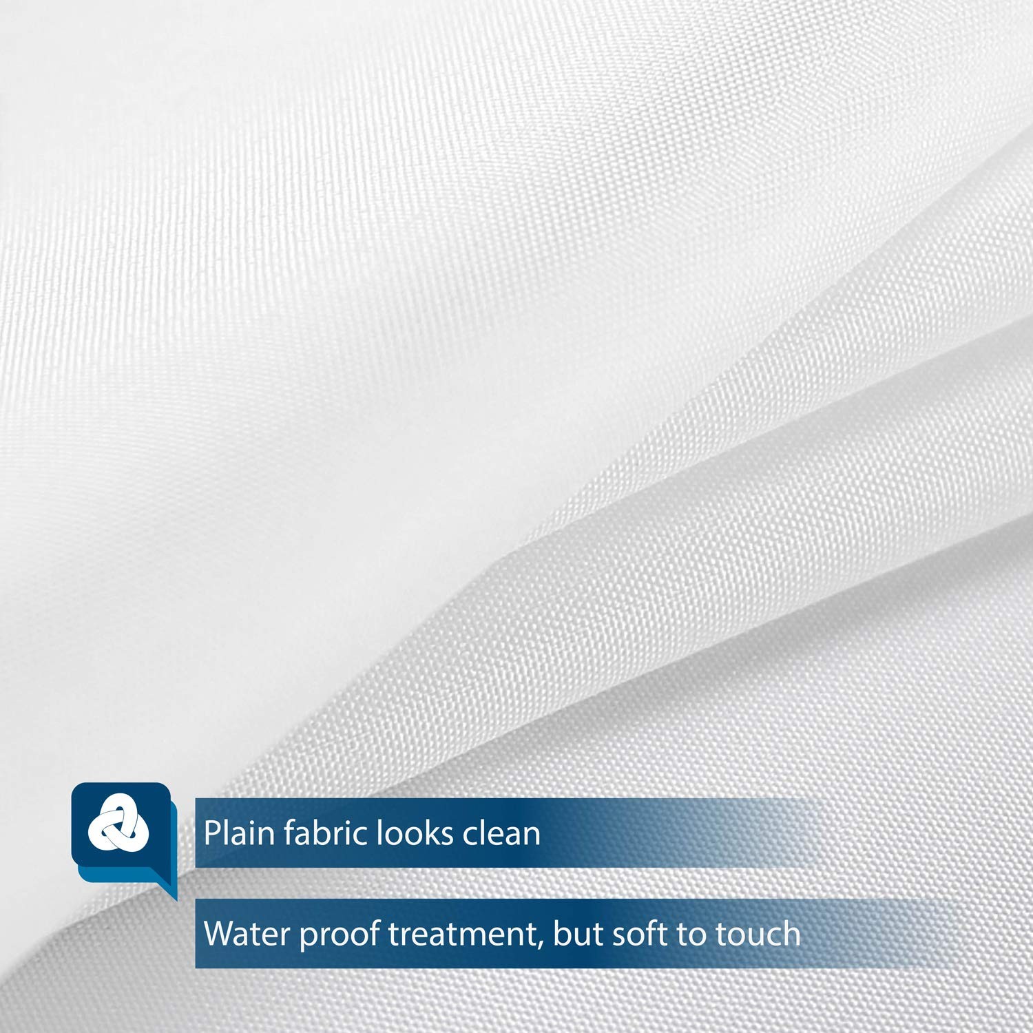 Barossa Design Waterproof Fabric Stall 36″W x 72″L (Pack of 1), Pure White