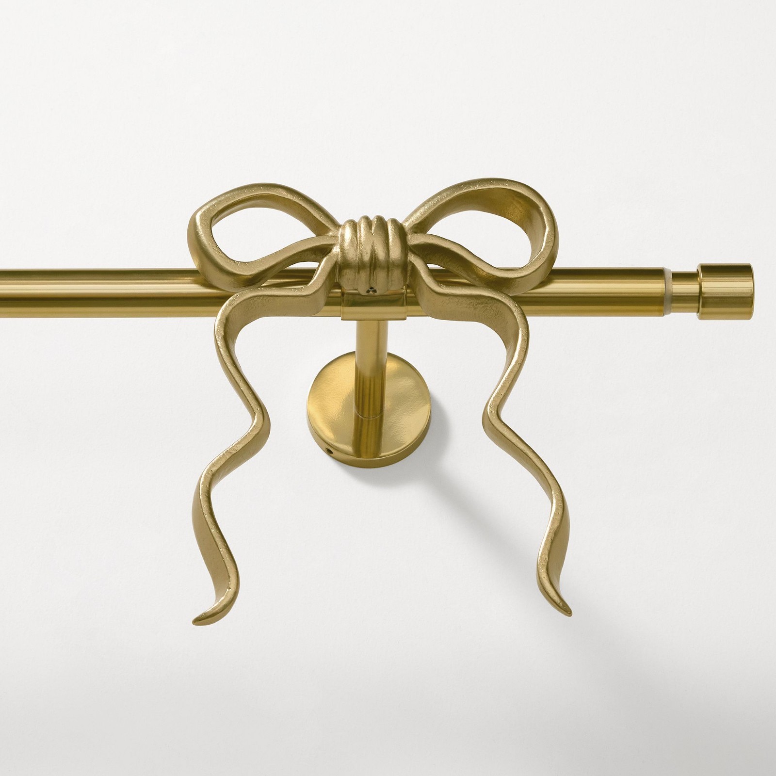 NEW Pottery Barn Kids LoveShackFancy Bow Single Curtain Rod Large, 28″-48″