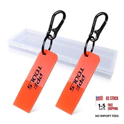 Small Squeegee 2 PCS Mini PPF Squeegee Kit Non-Scratch TPU Rubber Scraper