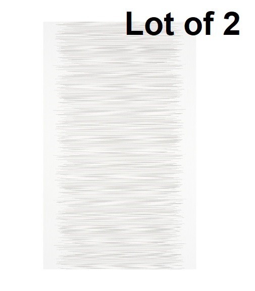 Lot of 2 Ikea VATTENAX Panel Curtain Blind White 24″ x 118″ New 502.993.14