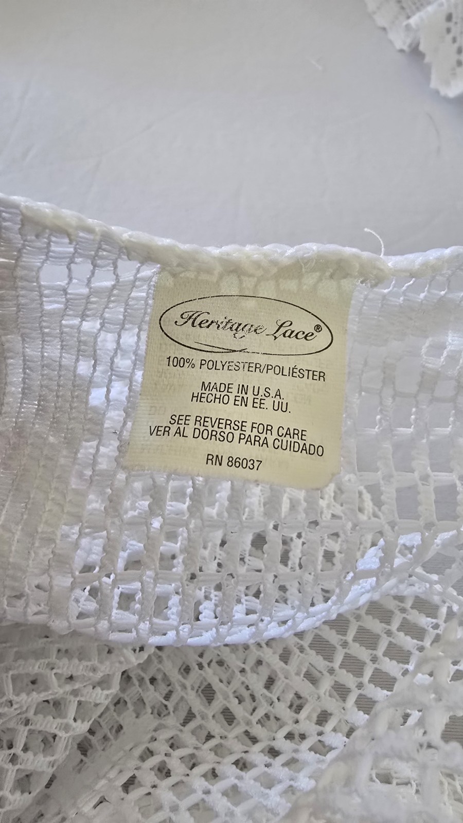 Heritage Lace Drop Tier Sheer White Lighthouse Curtains + Valance (3 PC)*