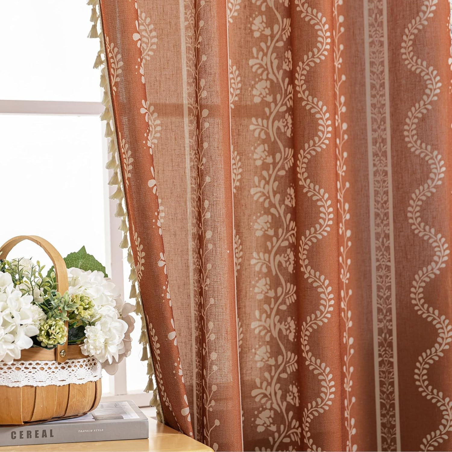 Chic Floral Boho Curtains for a Stylish Home Makeover