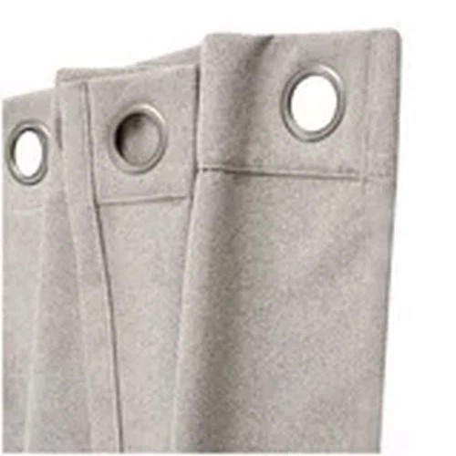 Piper 100% Blackout Curtain 2Pk Window Panels 52 in x 84 In Beige Magnetic Close