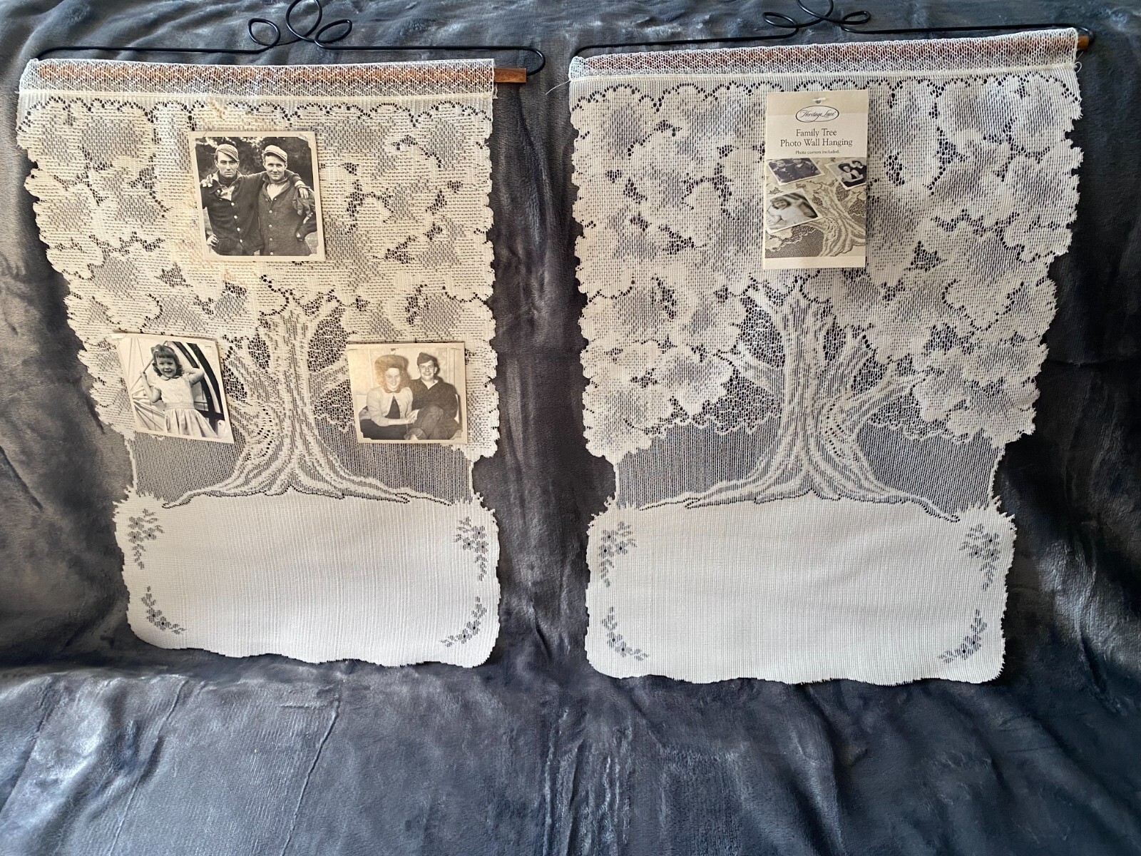 Heritage NEW WALL DECOR w/Hanger #WH-63E. Family Tree, ecru color.