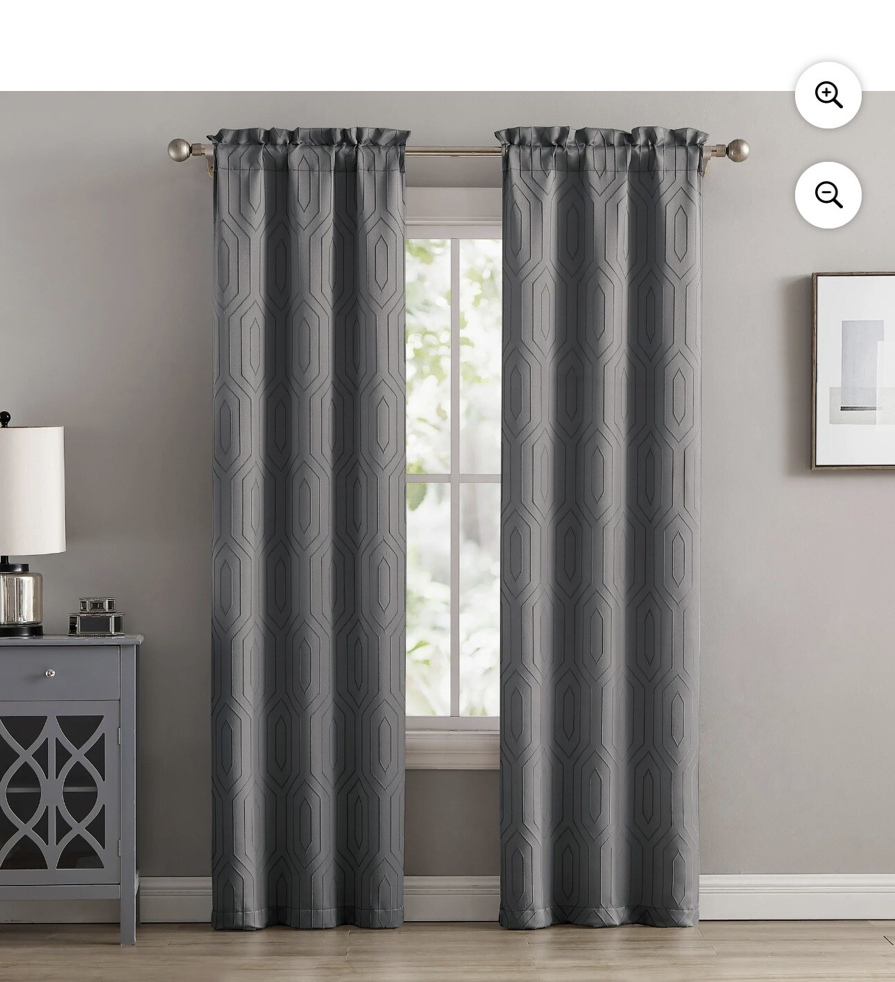 ✨New/Unopened, 2 Panel , Comfort Bay, Woven Krista, Light Filtering Curtains✨