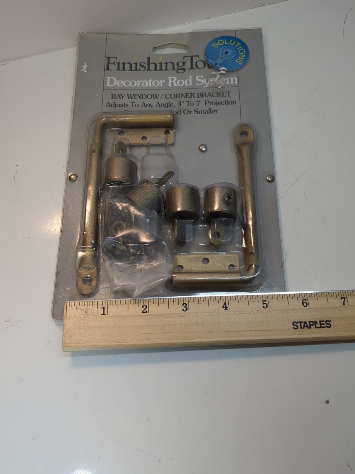 Bay Window Corner Bracket System Adjust To Any Angle 4 In To 7-in Up To 5/8 Rod