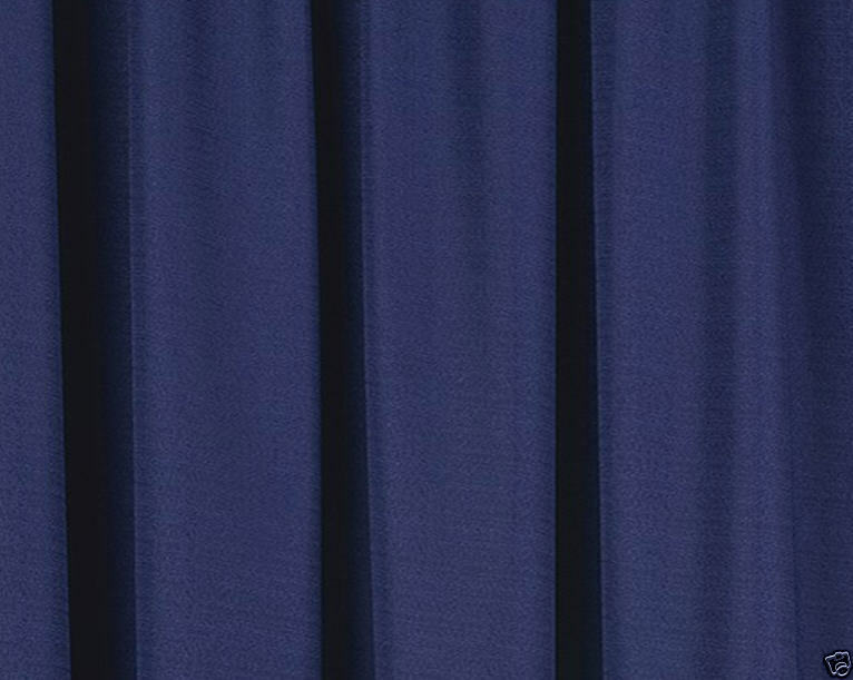 2 PANELS – Eclipse BRAXTON Drapes Curtains – THERMAL BLACKOUT – 84″ Long BLUE