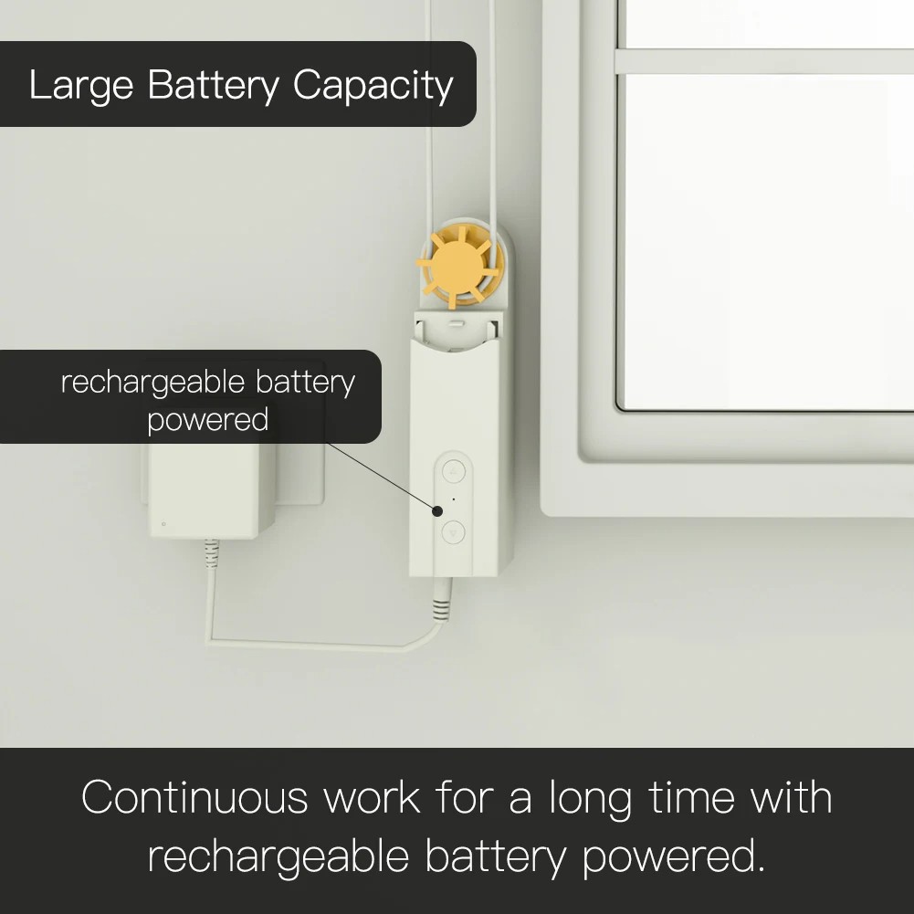 MOES New ZigBee Smart DIY Roller Blinds Motor – Tuya App, Alexa/Google Voice Con