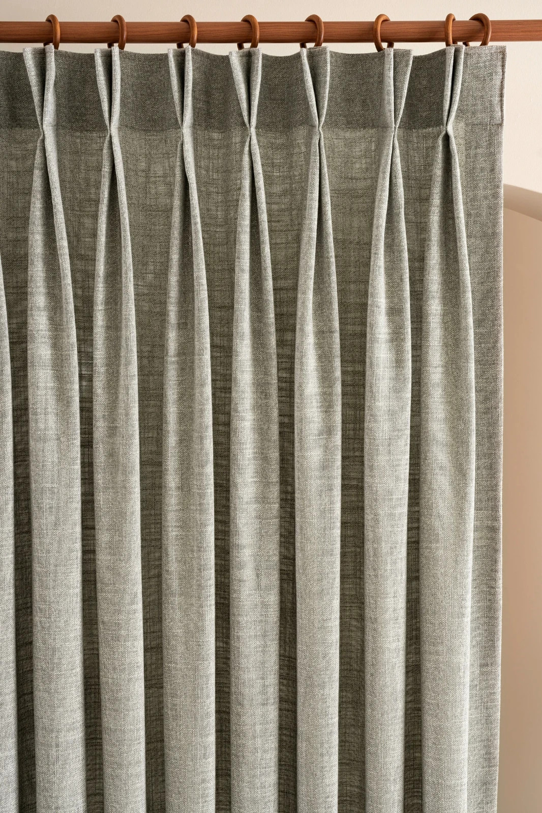 Custom Chunky Linen Look Curtains Basketweave Rustic Window Drapes Panels